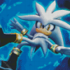 Silver The Hedgehog Anime Diamond Paintings