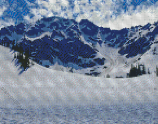 Snowy Olympic Mountains Diamond Paintings