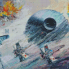 Death Star Art Diamond Paintings