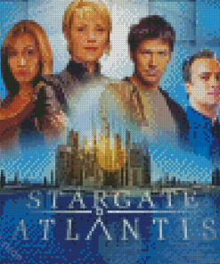 Stargate Atlantis Science Fiction Serie Diamond Paintings