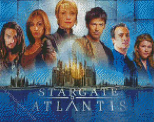 Stargate Atlantis Science Fiction Serie Diamond Paintings