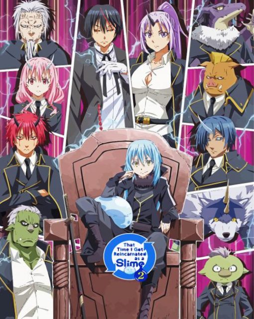 That Time I Got Reincarnated As A Slime Characters Diamond Paintings