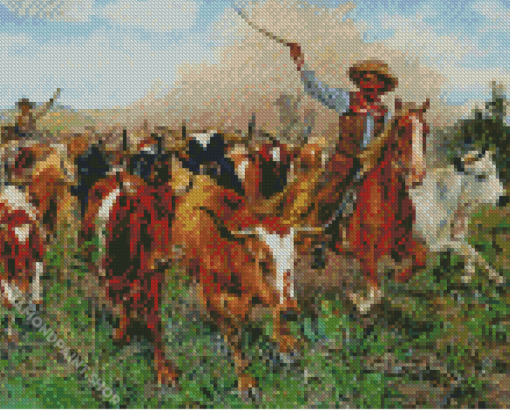 The Herders Richard Lorenz Diamond Paintings