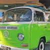 Vw Van Green Color Diamond Paintings