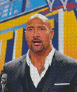 WWE The Rock Diamond Paintings