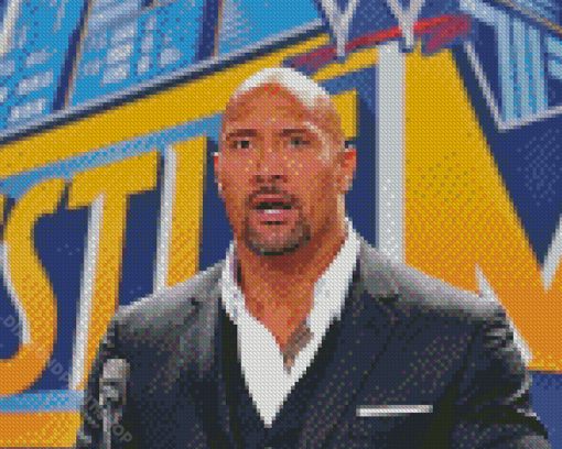 WWE The Rock Diamond Paintings