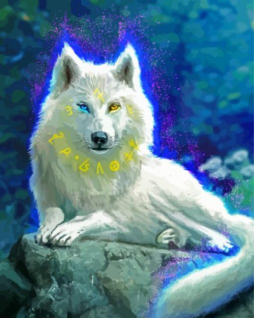 White Wolf Diamond Paintings