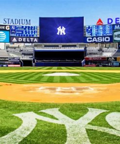 Yankee Stadium On Field Diamond Paintings