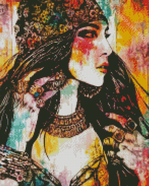 Colorful Gypsy Girl Diamond Paintings