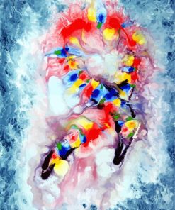 Abstract Colorful Dna Diamond Paintings