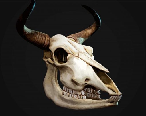 Aesthetic Bull Skull Diamond Paintings