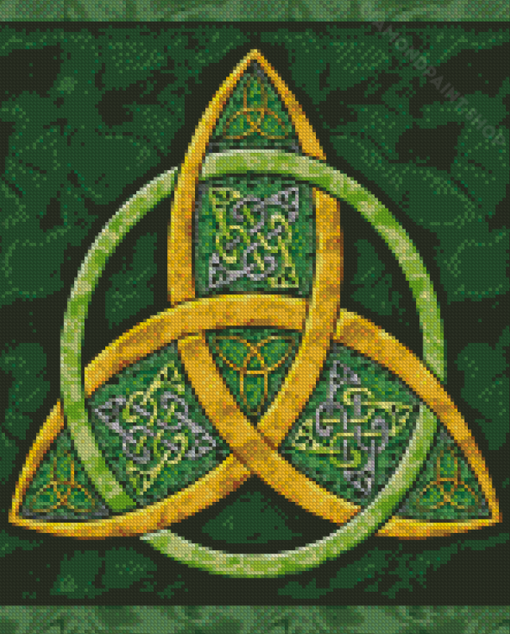 Aesthetic Triquetra Art Diamond Paintings