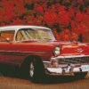 Aesthetic Red Classic Chevy Diamond Paintings