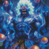 Akuma Street Fighter Art Diamond Paintings