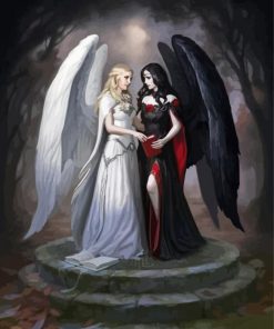 Angel And Devil Ladies Diamond Paintings