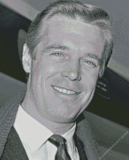 Black And Whit George Peppard Diamond Paintings