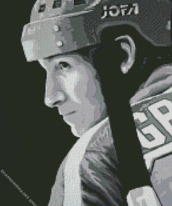 Black And White Wayn Gretzky Diamond Paintings