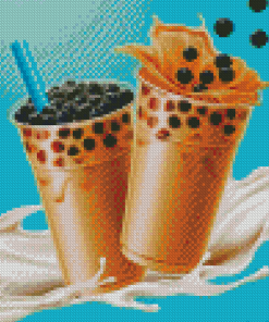 Bubble Tea Diamond Paintings