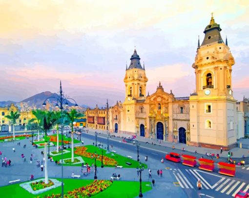 Lima Cathedral Diamond Paintings