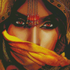 Cool Arab Lady Eyes Diamond Paintings