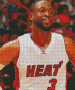 Dwayne Wade Basketballer Diamond Paintings