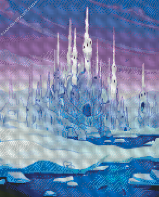 Fantasy Ice Castle Diamond Paintings