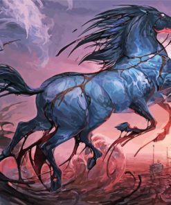 Fantasy Sleipnir Horse Diamond Paintings