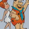 Fred Flintstone And His Wife Diamond Paintings