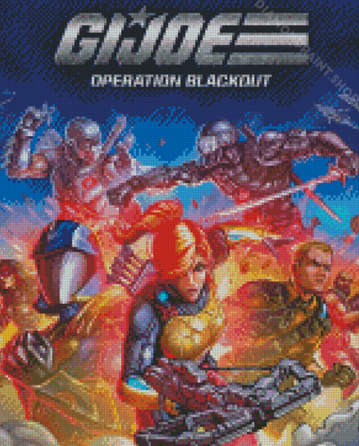 Gi Joe Video Game Diamond Paintings