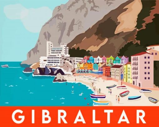 Gibraltar Poster Diamond Paintings