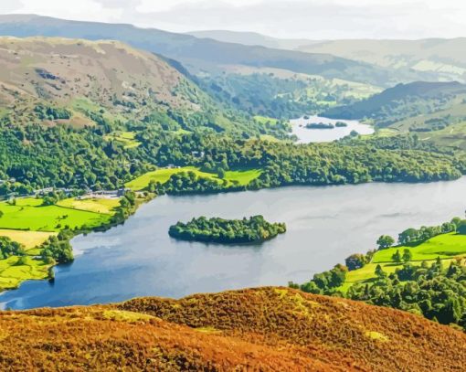 Grasmere Lake Diamond Paintings