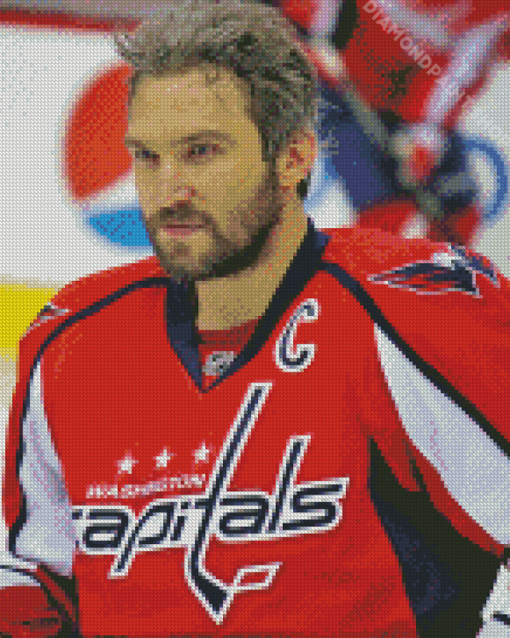 Ice Hokey Player Alexander Ovechkin Diamond Paintings