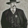 Monochrome Wyatt Earp Diamond Paintings