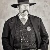 Monochrome Wyatt Earp Diamond Paintings