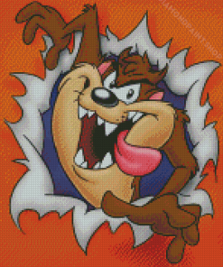 Tasmanian Devil Cartoon Diamond Paintings