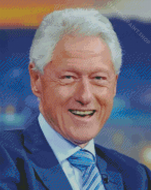 Bill Clinton President Diamond Paintings