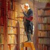 The Bookworm Art Diamond Paintings