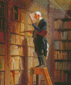 The Bookworm Art Diamond Paintings