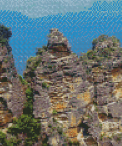 Three Sisters Blue Mountains Diamond Paintings