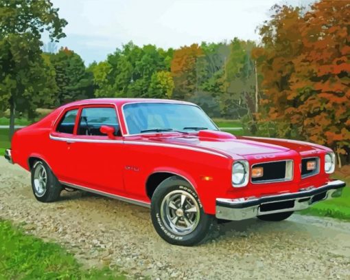 Aesthetic Red 1974 Gto Diamond Paintings