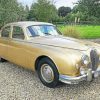 Beige Jaguar Mark 1 Diamond Paintings