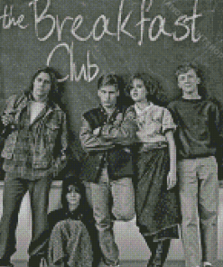 Black And White The Breakfast Club Diamond Paintings