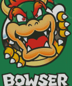 Bowser Poster Diamond Paintings