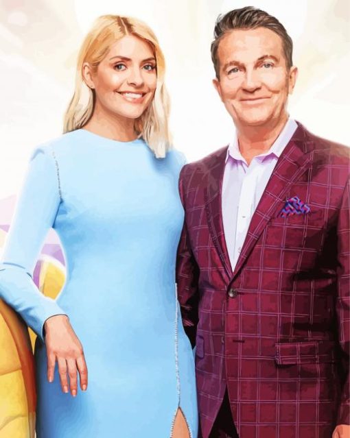 Bradley Walsh And Holly Willoughby Diamond Painting