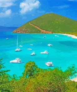 British Virgin Islands Beach Diamond Paintings