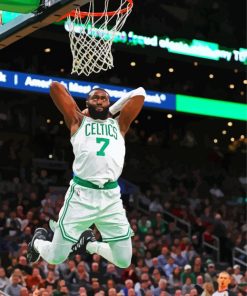 Celtics Jaylen Brown Dunk Diamond Painting