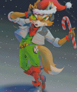 Christmas Fox McCloud Diamond Paintings