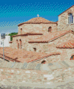 Church Of The Virgin Mary Ekatontapyliani Paros Greece Diamond Paintings