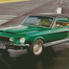 Classic Green Mustang Diamond Paintings