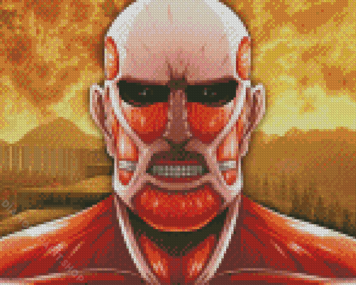 Colossal Titan Aot Character Diamond Paintings